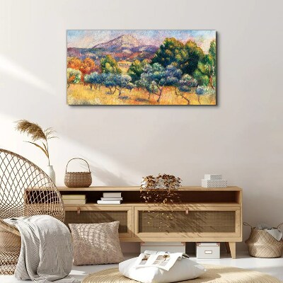 Colorful mountain landscape Canvas print