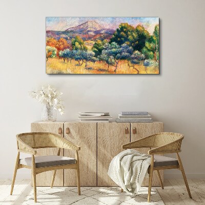 Colorful mountain landscape Canvas print