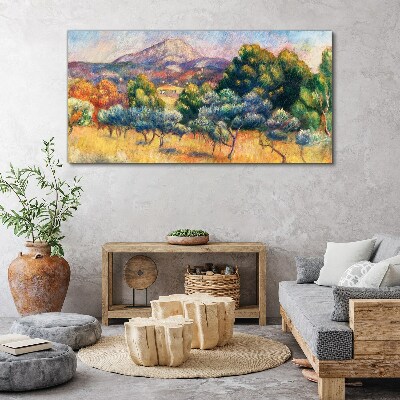 Colorful mountain landscape Canvas print