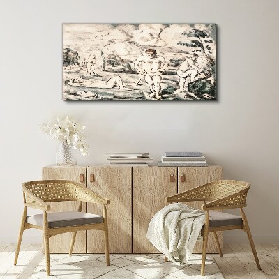 A scene from nature Canvas print