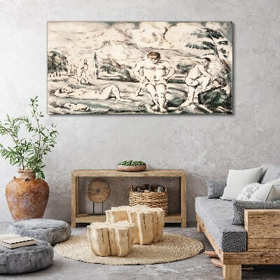 A scene from nature Canvas print