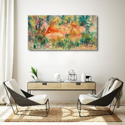 Abstraction meadow people Canvas print