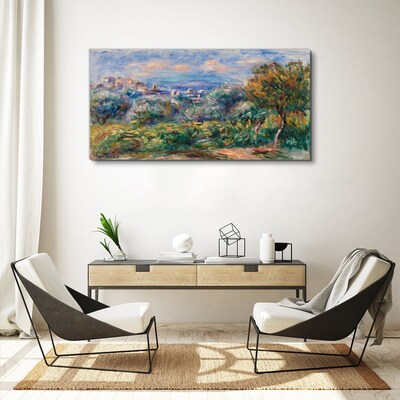 Abstraction forest city heaven Canvas print
