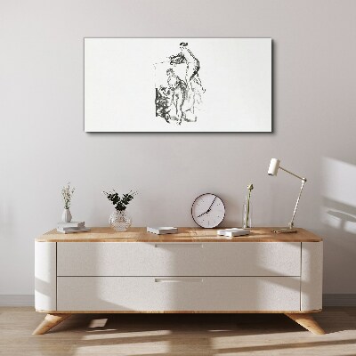 Intimate meeting Canvas print