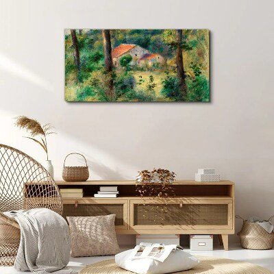 Forest house Canvas print