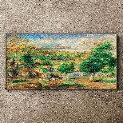 Summer Landscape Canvas print