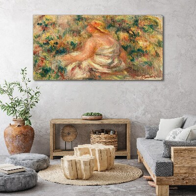 Abstraction women Canvas print