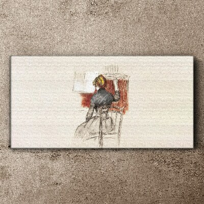 Music in silence Canvas print