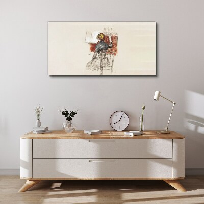 Music in silence Canvas print