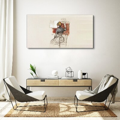 Music in silence Canvas print