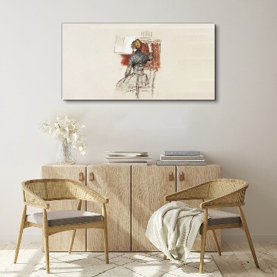 Music in silence Canvas print