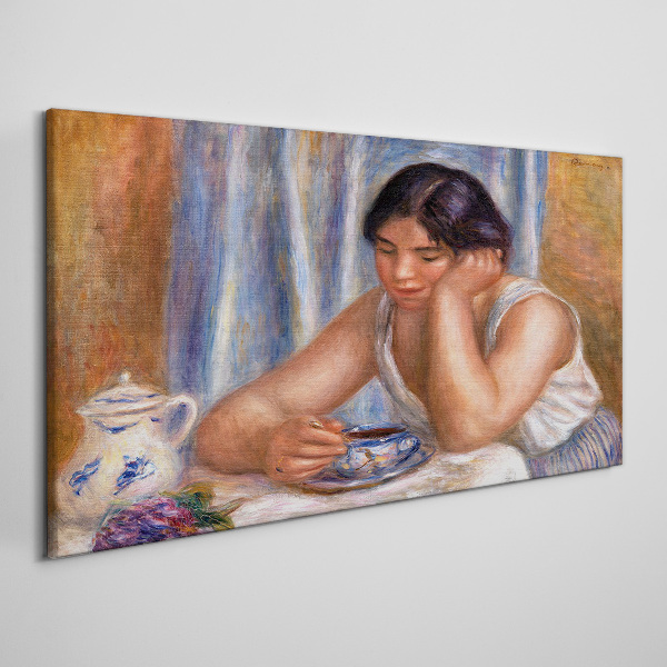 Reflections over a cup of tea Canvas print