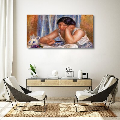 Reflections over a cup of tea Canvas print