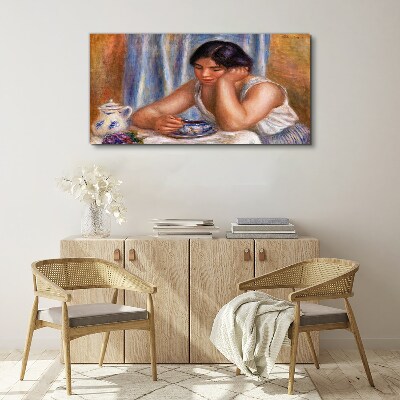 Reflections over a cup of tea Canvas print