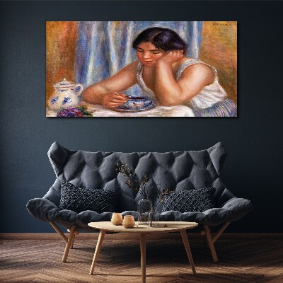 Reflections over a cup of tea Canvas print