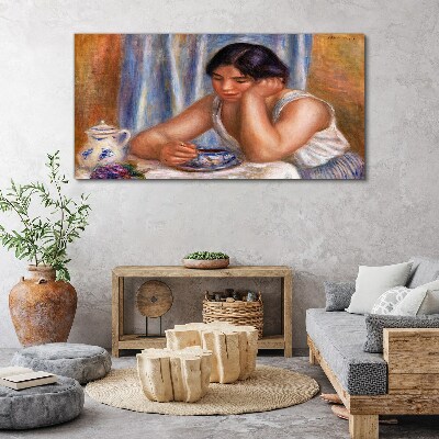 Reflections over a cup of tea Canvas print
