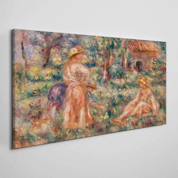 Summer Afternoon in the Garden Canvas print