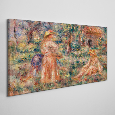 Summer Afternoon in the Garden Canvas print