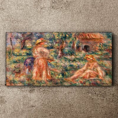 Summer Afternoon in the Garden Canvas print