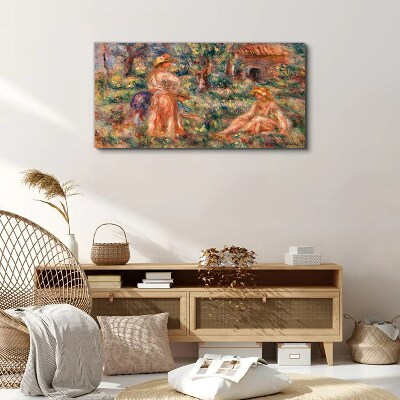 Summer Afternoon in the Garden Canvas print