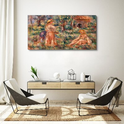 Summer Afternoon in the Garden Canvas print
