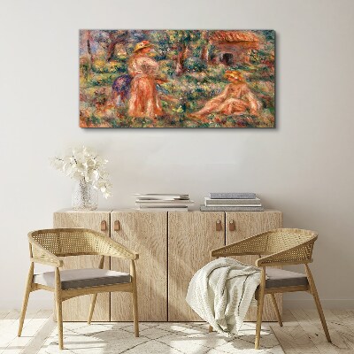 Summer Afternoon in the Garden Canvas print