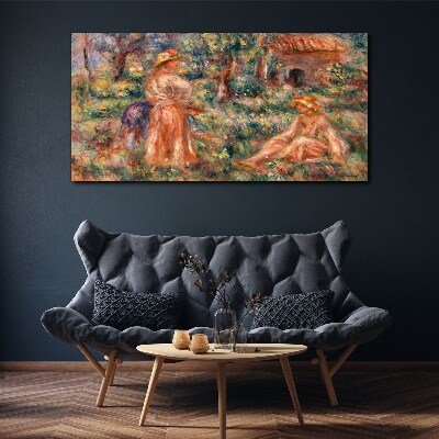 Summer Afternoon in the Garden Canvas print