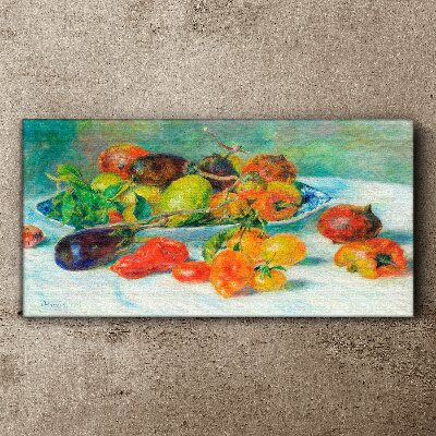 Still life with fruit Canvas print