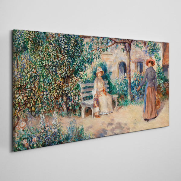 Summer Afternoon in the Garden Canvas print