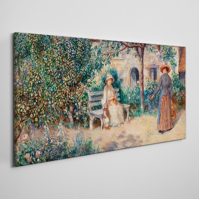 Summer Afternoon in the Garden Canvas print