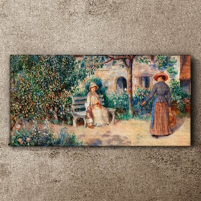 Summer Afternoon in the Garden Canvas print
