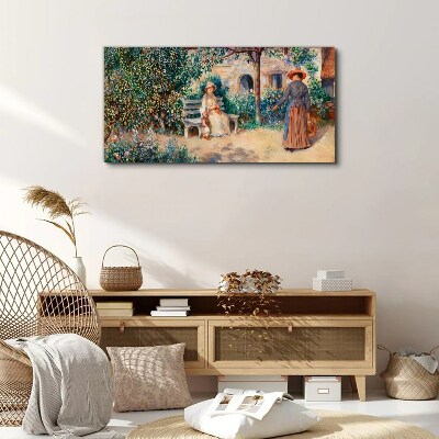 Summer Afternoon in the Garden Canvas print