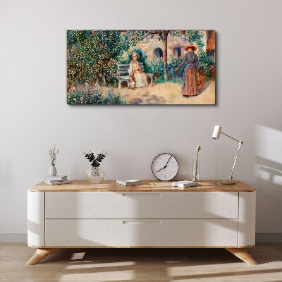 Summer Afternoon in the Garden Canvas print