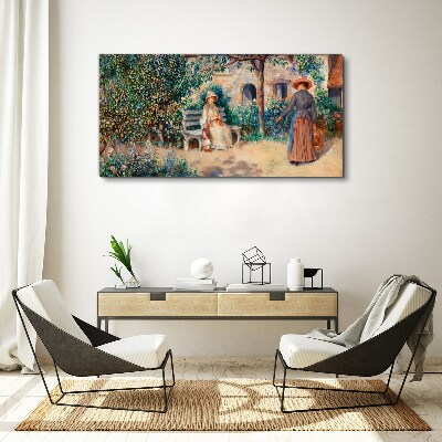 Summer Afternoon in the Garden Canvas print