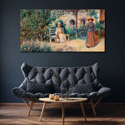 Summer Afternoon in the Garden Canvas print