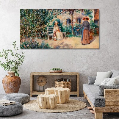 Summer Afternoon in the Garden Canvas print
