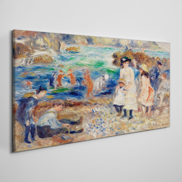 Summer afternoon by the sea Canvas print