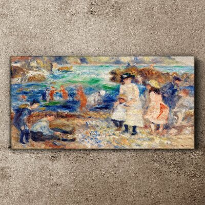 Summer afternoon by the sea Canvas print
