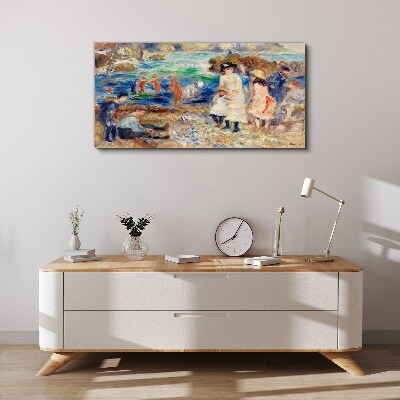 Summer afternoon by the sea Canvas print
