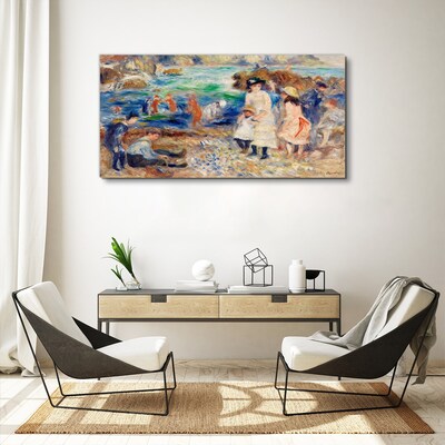 Summer afternoon by the sea Canvas print