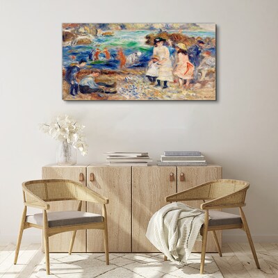 Summer afternoon by the sea Canvas print