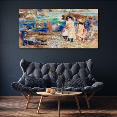 Summer afternoon by the sea Canvas print