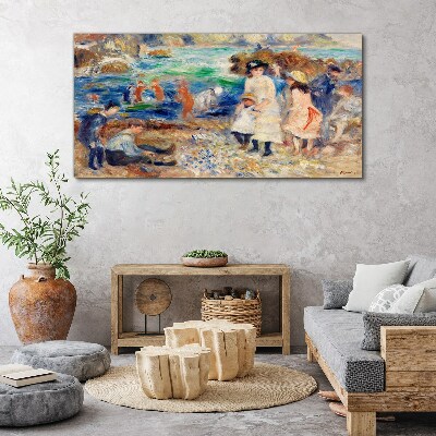 Summer afternoon by the sea Canvas print