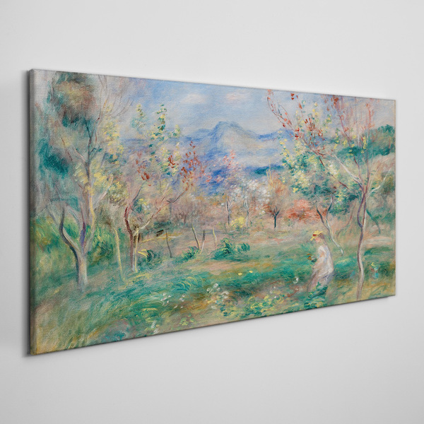 Spring landscape Canvas print