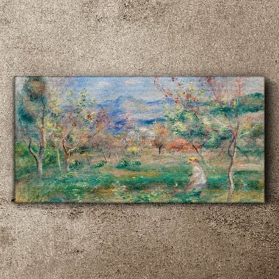 Spring landscape Canvas print