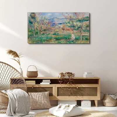 Spring landscape Canvas print