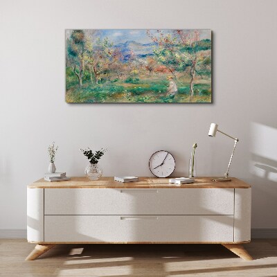 Spring landscape Canvas print
