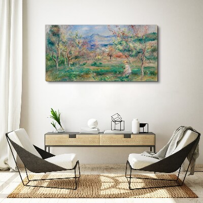 Spring landscape Canvas print