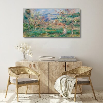 Spring landscape Canvas print