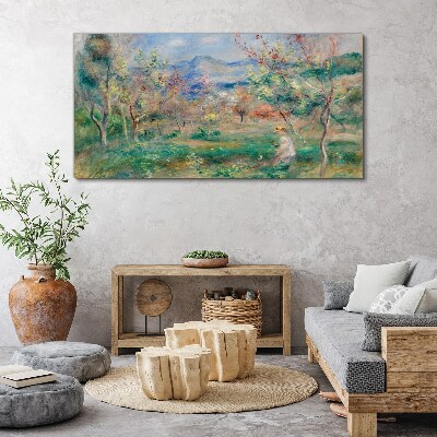 Spring landscape Canvas print